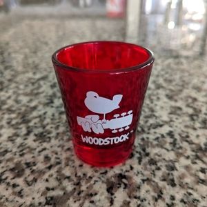Woodstock shot glass